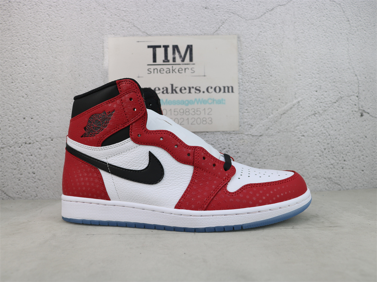 Air Jordan 1 Retro High Spider-Man Origin Story 555088-602